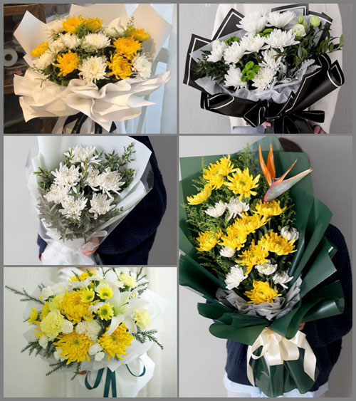 广东潮州市潮安区彩塘镇龙吉美村白事花束代送